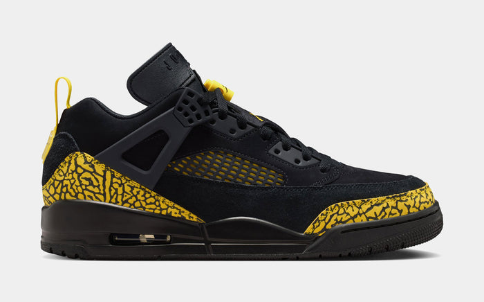 Spizike Low Mens Basketball Shoes (Black/Speed Yellow/Speed Yellow/Black)