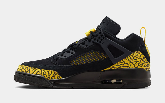 Spizike Low Mens Basketball Shoes (Black/Speed Yellow/Speed Yellow/Black)