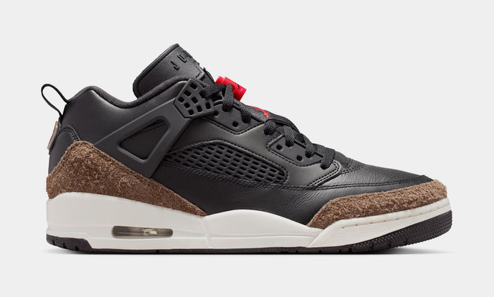 Spizike Low Mens Basketball Shoes (Black/University Red/Palomino/Phantom)