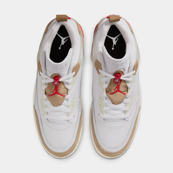 Spizike Low Mens Lifestyle Shoes (White/Desert Camo/Sail/Fire Red)