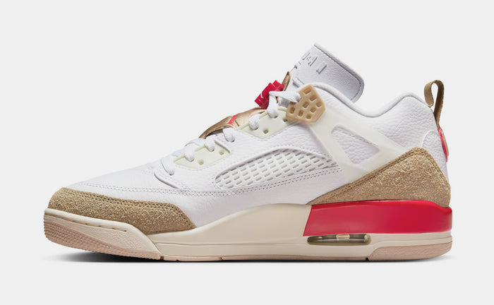 Spizike Low Mens Lifestyle Shoes (White/Desert Camo/Sail/Fire Red)