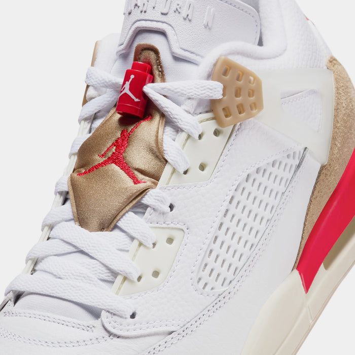 Spizike Low Mens Lifestyle Shoes (White/Desert Camo/Sail/Fire Red)