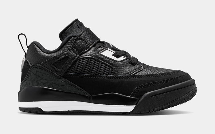 Spizike Low Preschool Basketball Shoes (Black/White/Anthracite/White)