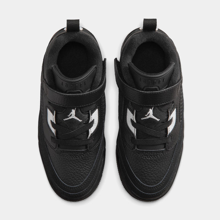 Spizike Low Preschool Basketball Shoes (Black/White/Anthracite/White)