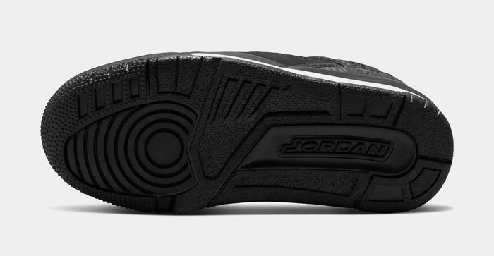 Spizike Low Preschool Basketball Shoes (Black/White/Anthracite/White)