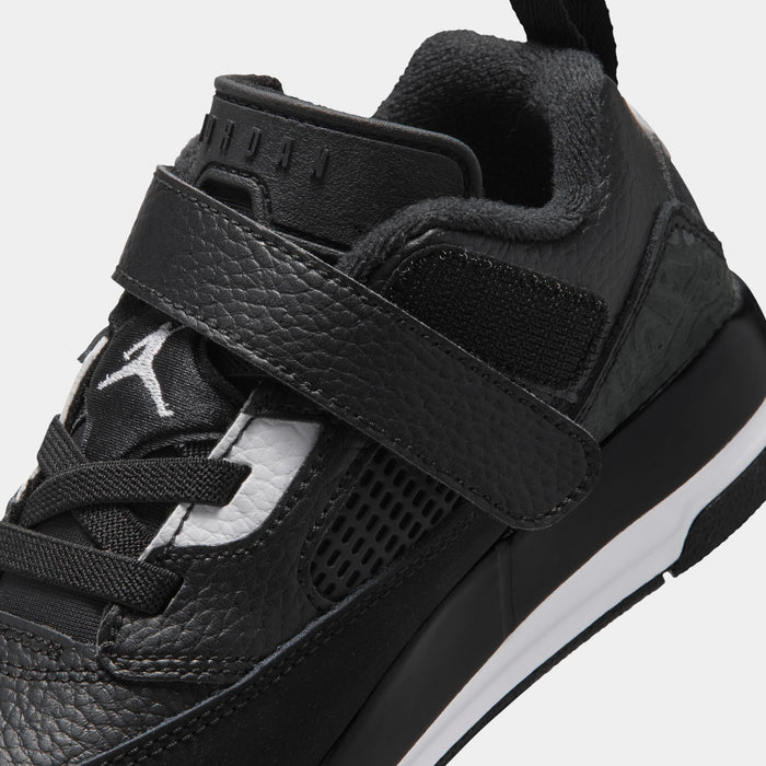 Spizike Low Preschool Basketball Shoes (Black/White/Anthracite/White)
