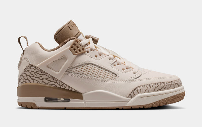 Spizike Low Womens Basketball Shoes (Pale Ivory/Legend Light Brown/Khaki)