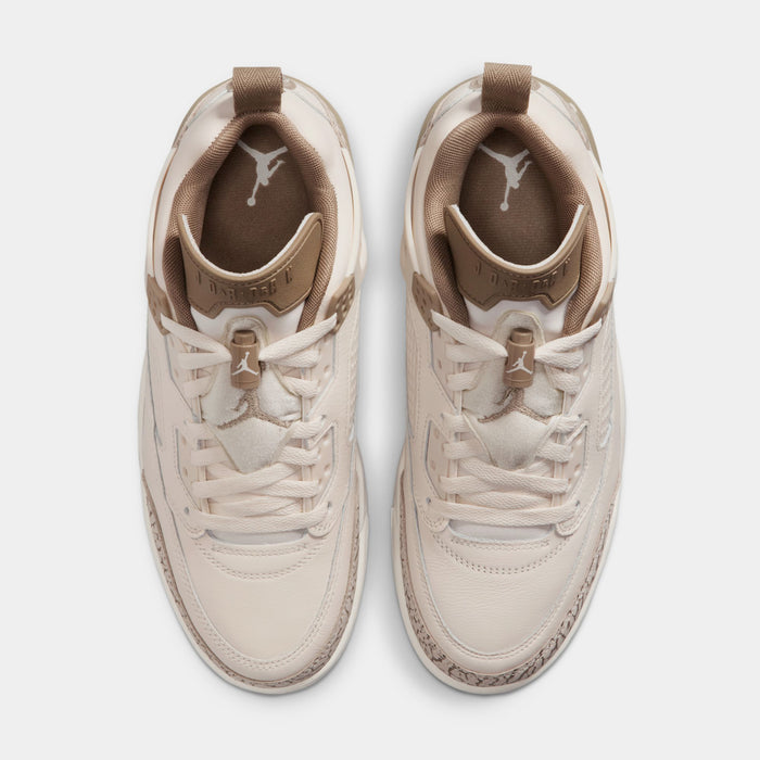 Spizike Low Womens Basketball Shoes (Pale Ivory/Legend Light Brown/Khaki)