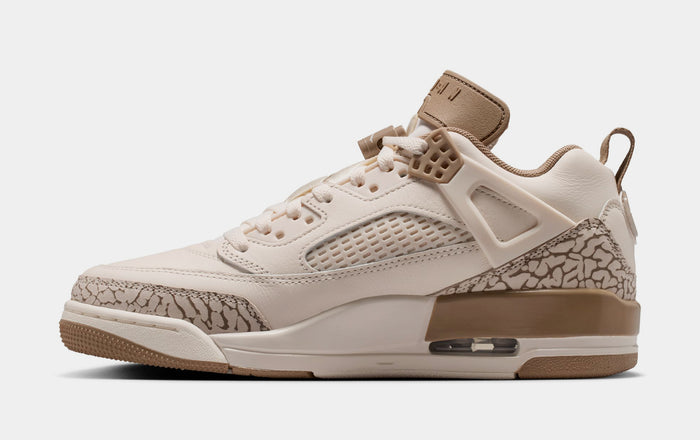 Spizike Low Womens Basketball Shoes (Pale Ivory/Legend Light Brown/Khaki)