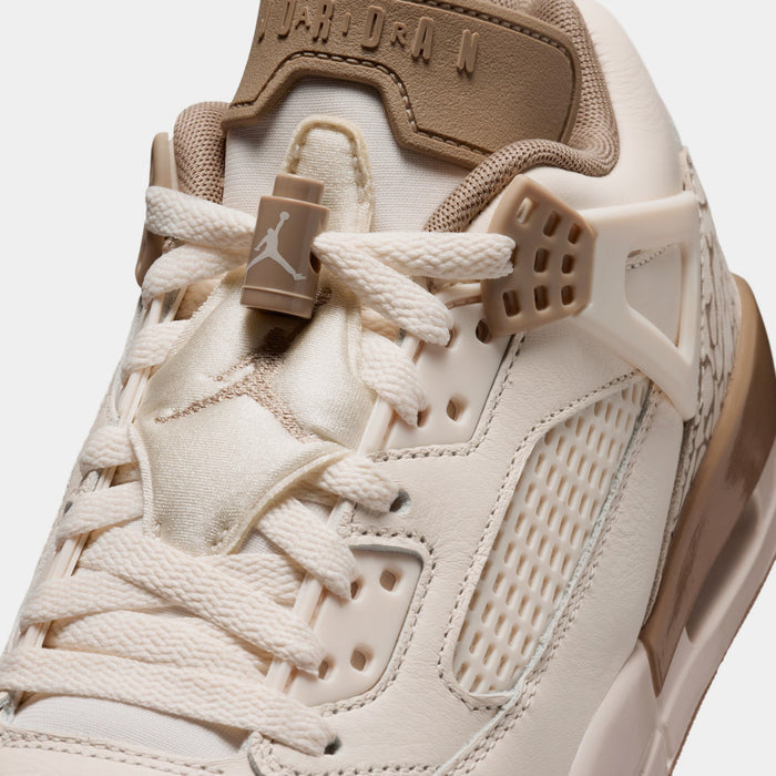 Spizike Low Womens Basketball Shoes (Pale Ivory/Legend Light Brown/Khaki)