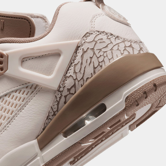 Spizike Low Womens Basketball Shoes (Pale Ivory/Legend Light Brown/Khaki)