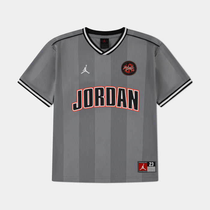 Jordan Sport Grade School Jersey (Grey)