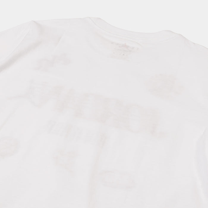 Sports Club Grade School Short Sleeve Shirt (White/Red)