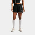 Sportswear Loose Mid Rise 3" Fleece Womens Shorts (Black/Black/Chalk/Sail)