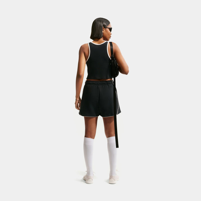 Sportswear Loose Mid Rise 3" Fleece Womens Shorts (Black/Black/Chalk/Sail)