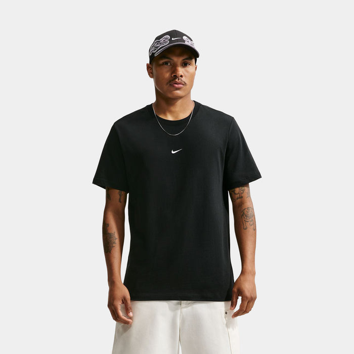 Sportswear Mens Short Sleeve Shirt (Black/White)