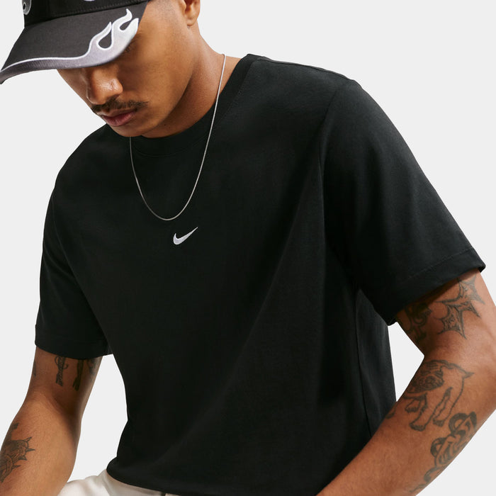 Sportswear Mens Short Sleeve Shirt (Black/White)