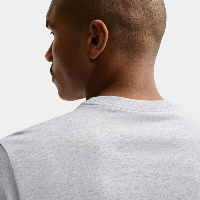 Sportswear Mens Short Sleeve Shirt (Heather Dark Grey/Basic Grey)