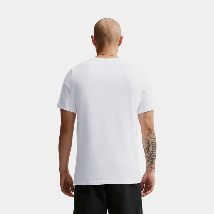 Sportswear Mens Short Sleeve Shirt (White/Black)