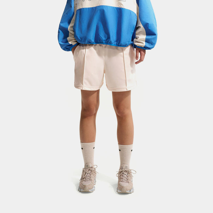 Sportswear Mid Rise Poly Knit Track Womens Shorts (Chalk/Sail)