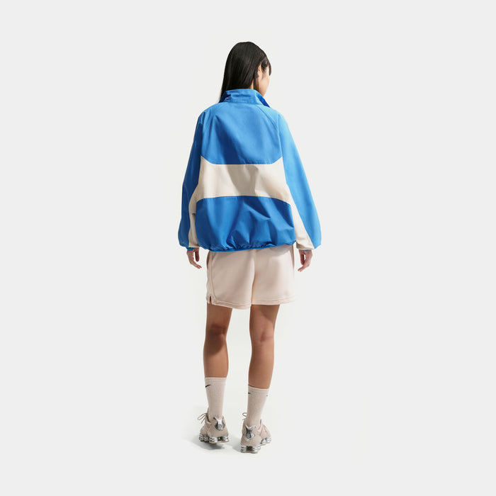 Sportswear Mid Rise Poly Knit Track Womens Shorts (Chalk/Sail)