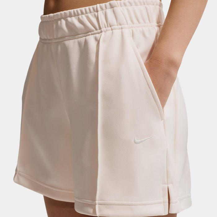 Sportswear Mid Rise Poly Knit Track Womens Shorts (Chalk/Sail)
