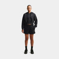 Sportswear Phoenix Fleece Mid Rise 4" Womens Shorts (Black/Sail)