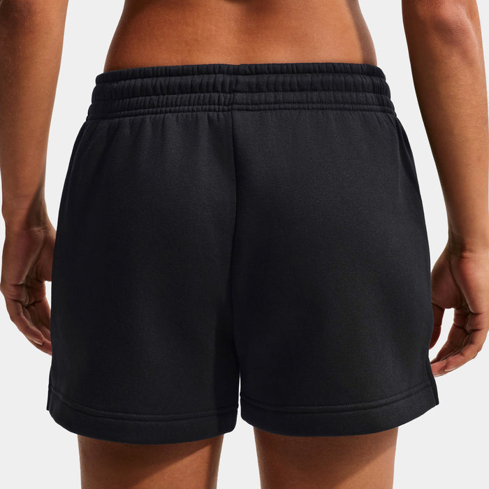 Sportswear Phoenix Fleece Mid Rise 4" Womens Shorts (Black/Sail)