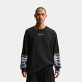 Sportswear Thermal Top Mens Long Sleeve Shirt (Off Noir)