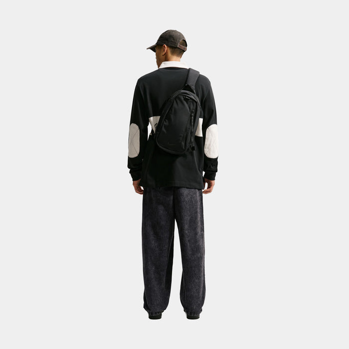 Sportwear Denim Mens Pants (Black/Safety Orange)
