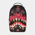 Squid Game Henchmen Mens Backpack (Grey/Red)