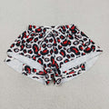 SS0804 Adult Size Women Sport Team G Leoaprd Ruffle Active Yoga Shorts