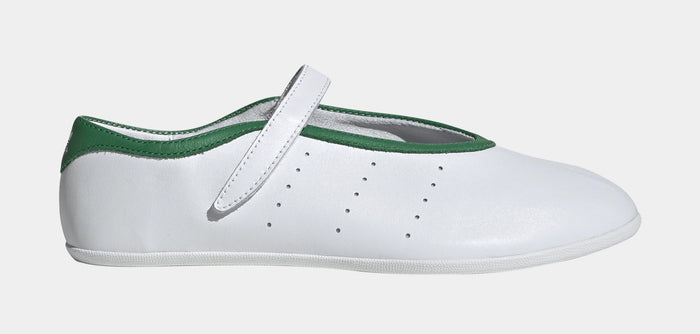 Stan Smith Lo Ballet Womens Lifestyle Shoes (Cloud White/Cloud White/Green)