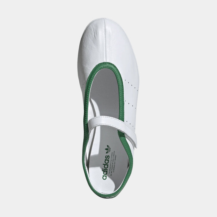 Stan Smith Lo Ballet Womens Lifestyle Shoes (Cloud White/Cloud White/Green)