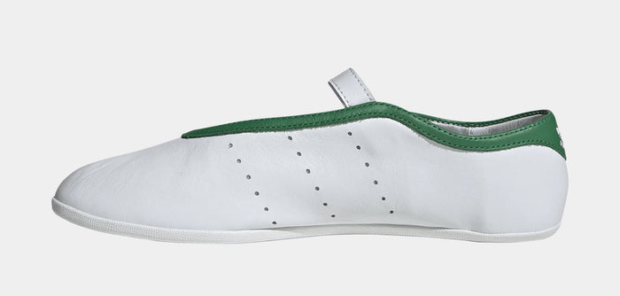 Stan Smith Lo Ballet Womens Lifestyle Shoes (Cloud White/Cloud White/Green)