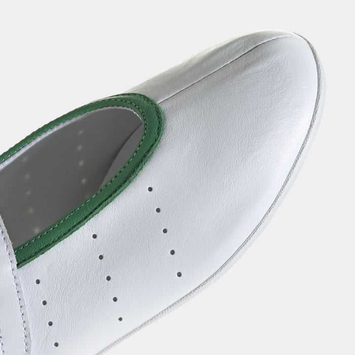 Stan Smith Lo Ballet Womens Lifestyle Shoes (Cloud White/Cloud White/Green)