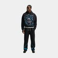 Standard Issue Brushed Basketball Fleece Mens Pants (Black/Light Current Blue/Pale Ivory)