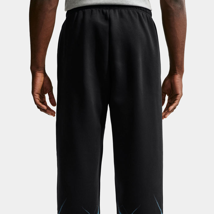 Standard Issue Brushed Basketball Fleece Mens Pants (Black/Light Current Blue/Pale Ivory)