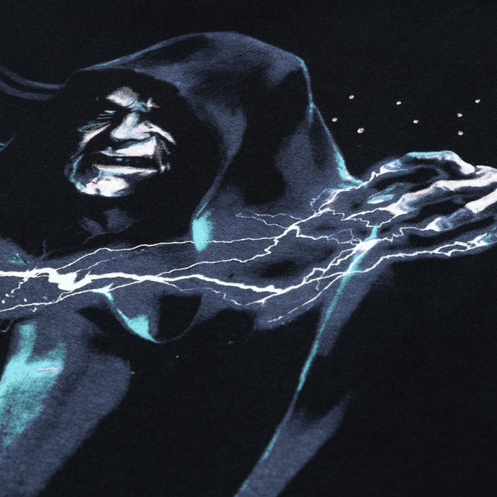Star Wars By Shoe Palace Palpatine Mens Short Sleeve Shirt (Black/Blue)