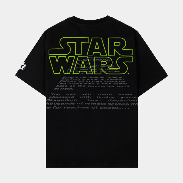 Star Wars By Shoe Palace Yoda Mens Short Sleeve Shirt (Black/Green)