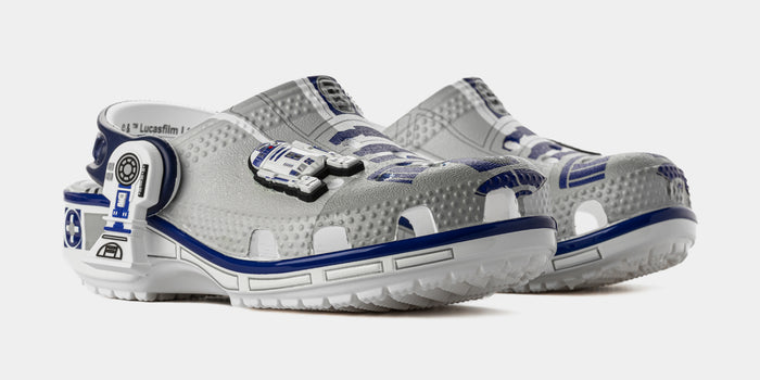 Star Wars R2-D2 Classic Clog Infant Toddler Lifestyle Sandals (White/Blue/Light Grey)