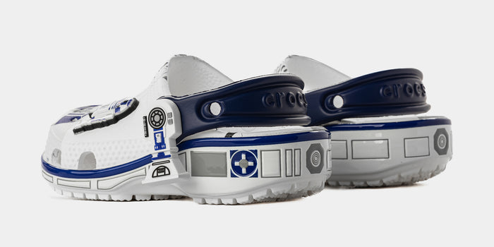 Star Wars R2-D2 Classic Clog Infant Toddler Lifestyle Sandals (White/Blue/Light Grey)