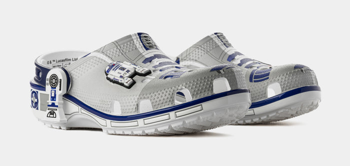 Star Wars R2-D2 Classic Clog Preschool/Grade School Sandals (White/Blue/Light Grey)