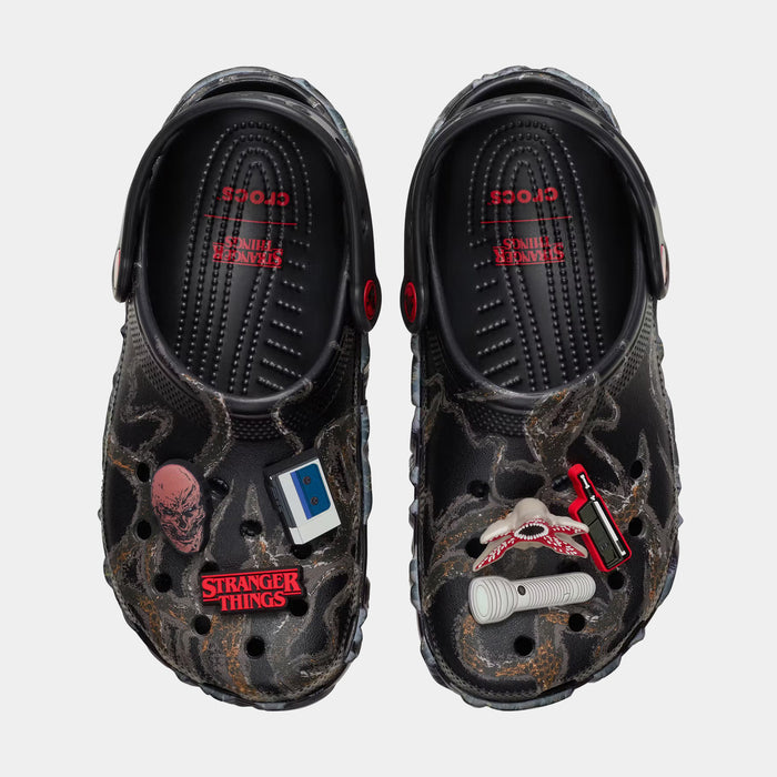 Stranger Things Classic Clog Mens Sandals (Black/Red)