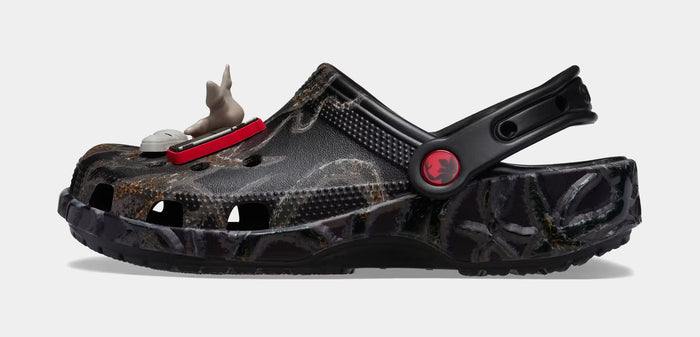 Stranger Things Classic Clog Mens Sandals (Black/Red)