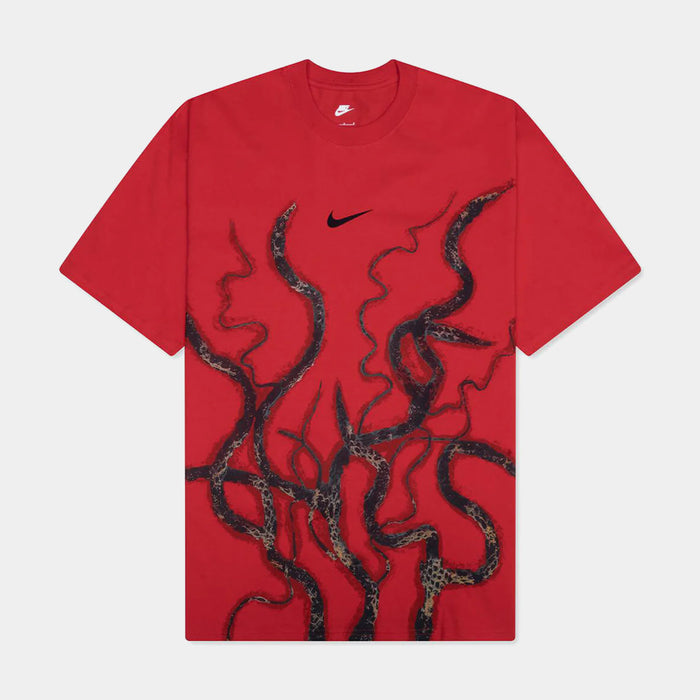 Stranger Things Max90 Mens Short Sleeve Shirt (University Red/Black)