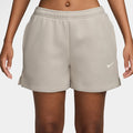 Studio Fleece Medium Weight Mid Rise Woimens Shorts (Cream II/Sail)