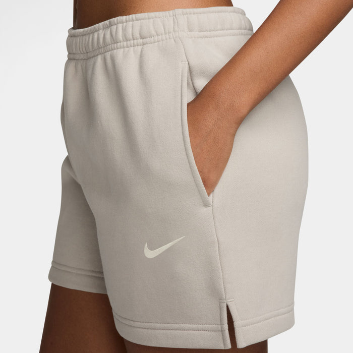 Studio Fleece Medium Weight Mid Rise Woimens Shorts (Cream II/Sail)