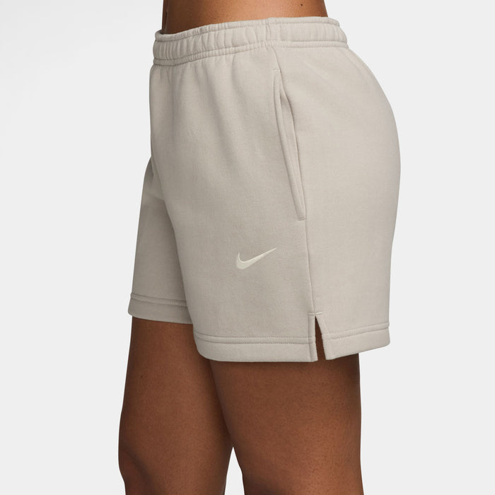 Studio Fleece Medium Weight Mid Rise Woimens Shorts (Cream II/Sail)