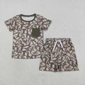 Summer Baby Boys Hunting Duck Camo Shorts Outfit